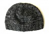 Melni pelēka melanža kokvilnas cepure no "Oeko-Tex" dzijas. Var pasūtīt jebkuru izmēru.
