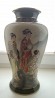 Большая Китайская ваза винтаж, ручная роспись музицирование, фарфор 30см. Клеймо стоит на вазе.