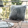 Mīksts un pūkains krēsla spilvens Samba 595 Cushion in Silver, 40x40 cm Materials: 100% acrylic Ražots Vācijā