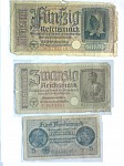 Банкноты Германия 3 шт.