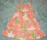Очень красивое платье - сарафан качественной фирмы Faded Glory, 3 года. Хлопок 95 spandex 5. Длина с лямкой 52 см, ширина под вырезами длина ...