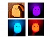 Jauna LED silikona lampa PUSHEEN kaķītis. Daudzkrāsains apgaismojums, tālvadības pults. Darbojas uz akumulatora (uzlādējama!). Pieejamas uzreiz ...