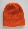 Oranža mohēras cepure ar mīkstu merīnvilnas oderi - ~ 51. izm.