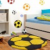 Bērnu mīkstais paklājs futbola bumba 6001 yellow, 120x120 cm Paklājs no Turcijas Cena 33eur. paklajiunpaklaji. lv Bezmaksas piegāde visā Latvijā.