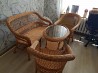 Комплект плетенной мебели, сделанной на заказ из экологического материала латвии. Очень крапсивый и удобный, будет украшением вашего дома, ...