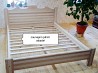 Ekskluzīva masīvkoka gulta osis kombinēts ar kļavu. izmērs matracim 1.60x2.00.