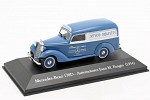 Mercedes-Benz 170D Automotores J. M. Fangio year 1954 blue / white 1:43 Altaya. Модель на подставке в блистре! Piegāde visā Latvijā!