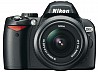 Nikon D60 DSLR kamera komlektā objektīvs nikon DX 18-55mm f/3.5-5.6G Auto Focus-S Nikkor, Nikon DX 55-200mm f/3.5-5.6G Auto Focus-S Nikkor, ...